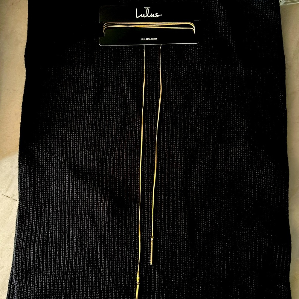 Lulu’s Gold Wrap Necklace